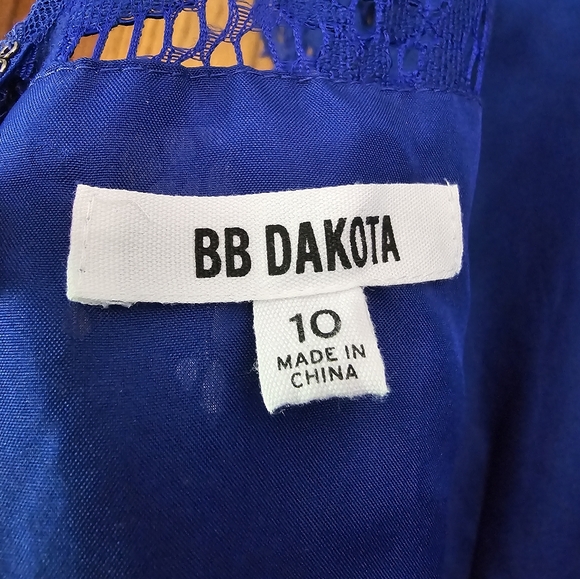 BB Dakota Royal Blue Dress.  Size 10, NEVER Worn - Picture 4 of 6